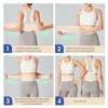 Thin Lower Back Brace for Pain Relief - Breathable Lumbar Support Belt for Herniated Disc, Workout & Weight Loss - Waist Trimmer 4