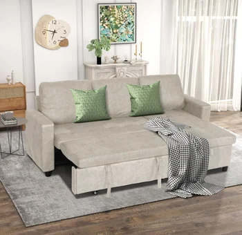 Convertible L-Shaped Sofa 1