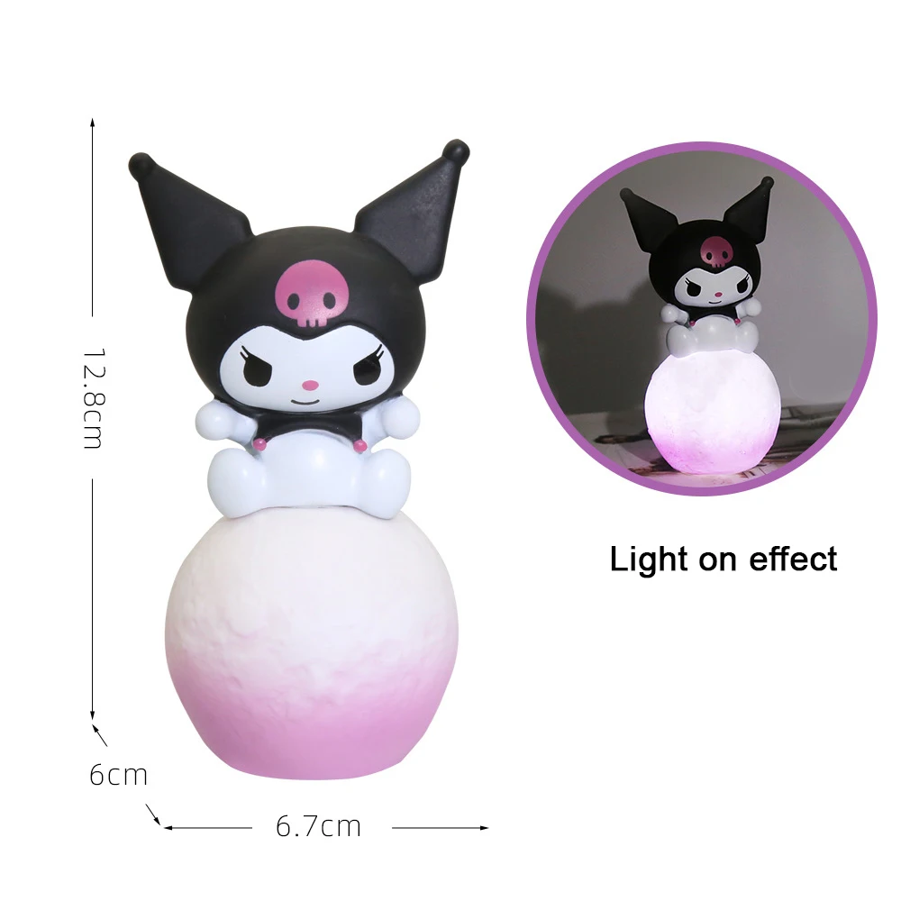 Sanrio Figure Anime Figure Kawaii Kuromi Melody Cinnamoroll Cake Decorative Accessories Home Decoration Cute Children's Gift