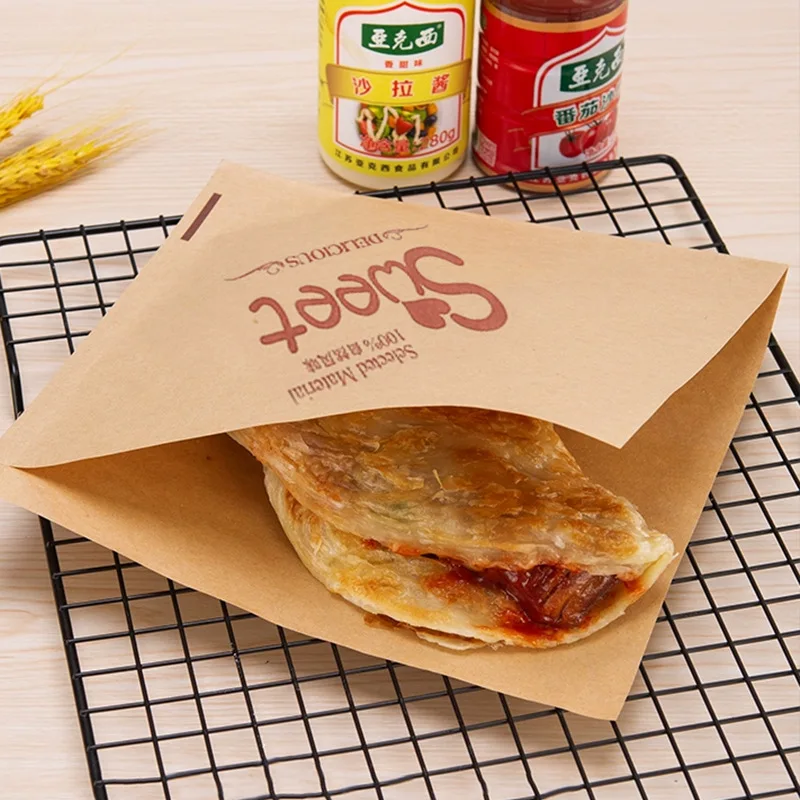 50PCS Grease-Resistant Kraft Paper Food Wrapping Sheets – Oil-Proof Sandwich, Burger, F... - SKU PFWS1045 - UGI Packaging