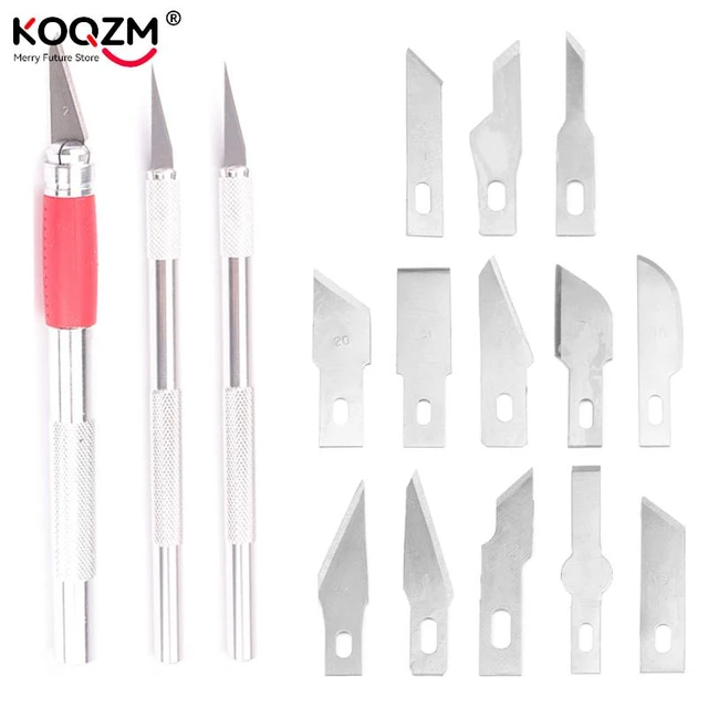 Haile Metal Pen Knife Small Carving Craft Blades Kit Engraving Cutter  Mobile Phone Film Paper Cut Handicraft Tools Utility Knife - AliExpress