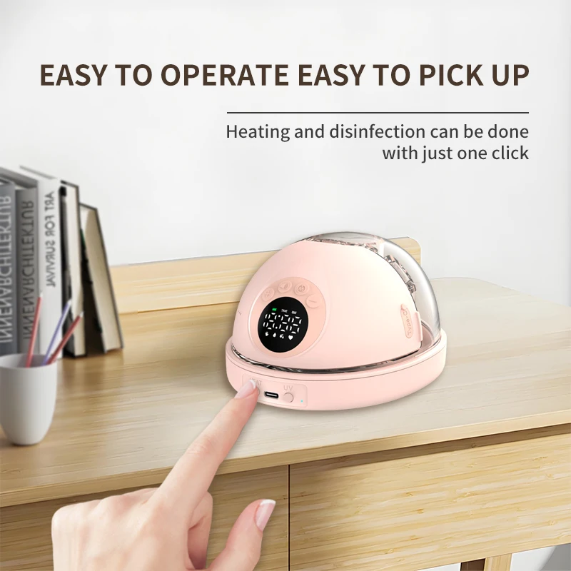 Hands-free Electric Breast Pump With Heating And Uv Sterilization_voghion.com