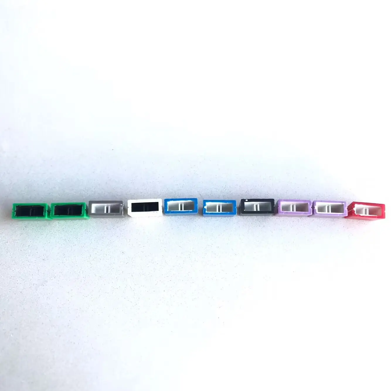 10pcs/lot DAC2355 FADER KNOB For Pioneer DJM300 DJM500 DJM600 DJM3000 DJM800 DJM700 DAC2371 Replace DAC1846 colorful