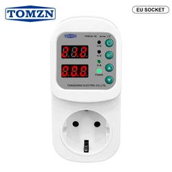 European Plug Adjustable Voltage Surge Protector Socket - EU Plug 16A