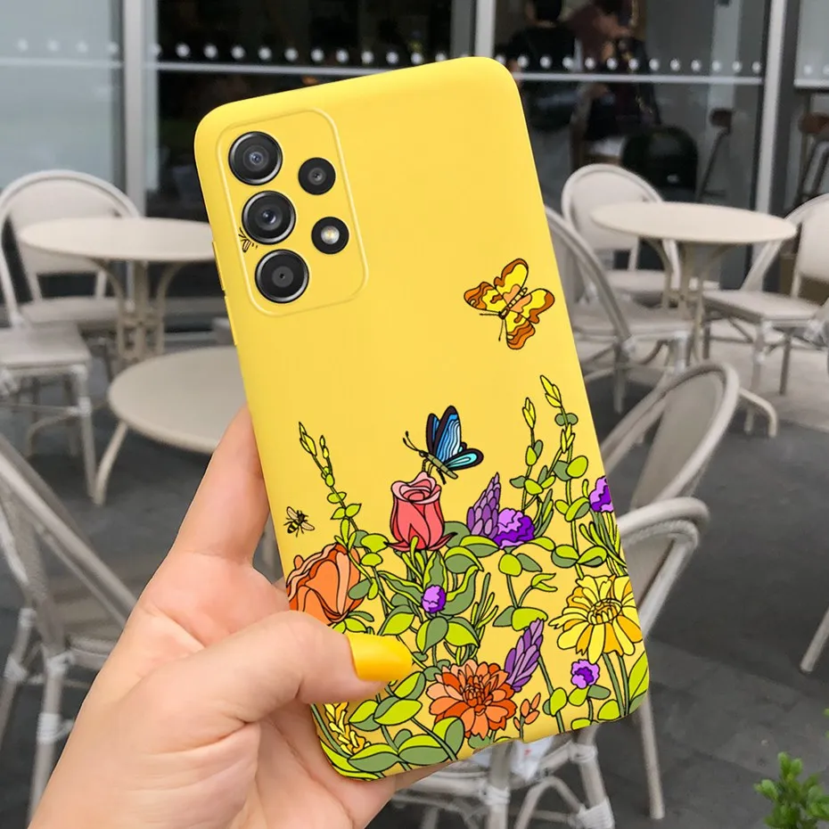 Lovely Pattern Candy Color Silicone Phone Case