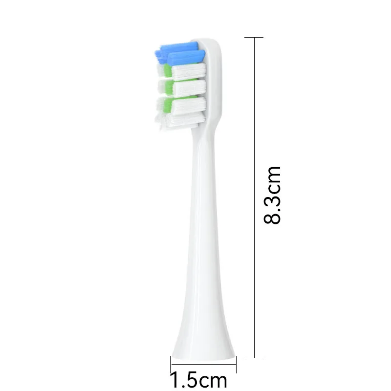 SNP1 electric toothbrush replacement brush head, SN-P1 bright white brush head 6