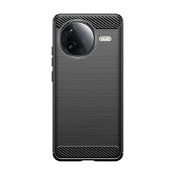 Shock Resistant Protective Phone Case - Soft, Durable Covers for POCO F7 Ultra (Black)