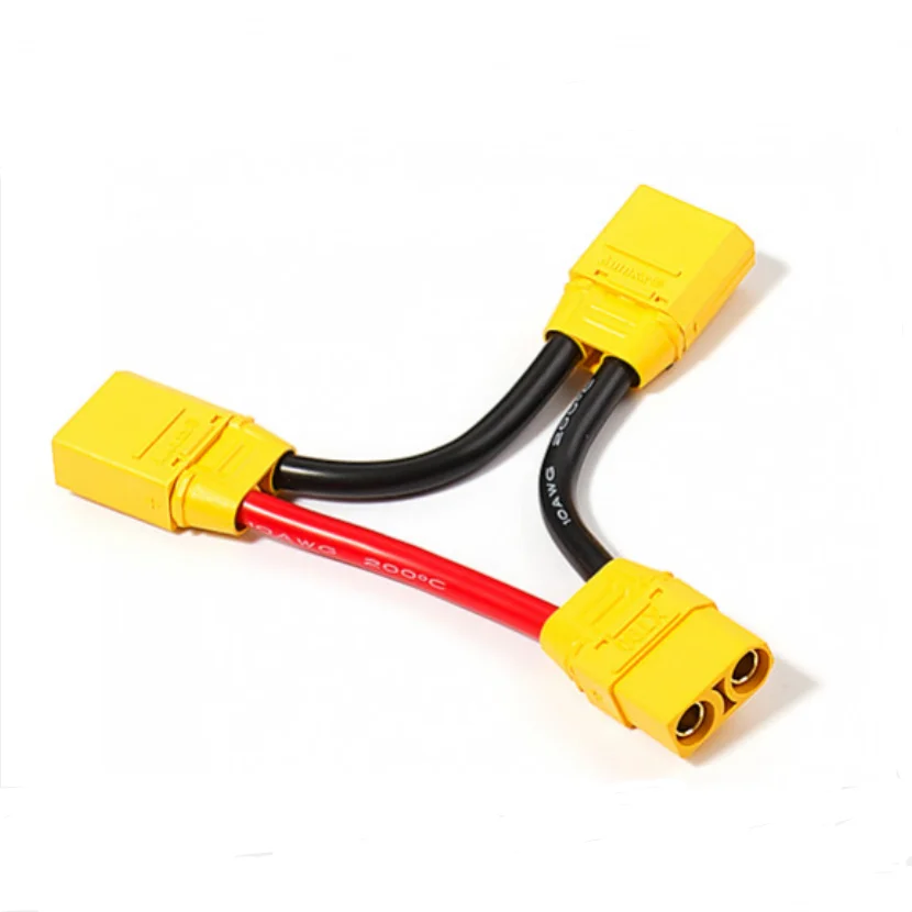 Deans EC3 EC5 JST XT60 TRX XT90S MPX Tamiya Serieller Parallelbatterie-Adapter-Anschluss mit 20/12/10awg-Drahtkabel für RC-Hobby – Detail 27