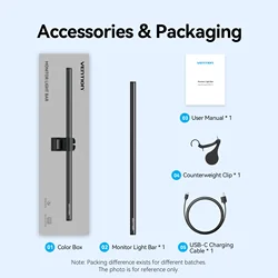 Vention LED Monitor Lamp with Eye Protection and Asymmetric Light Source (Screen hanging light)