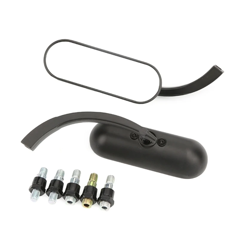 

2Pcs Universal 8/10mm Mirror Motorcycles Accessories Motorbike Scooter Rearview Mirror Side View Mirror Adjustable D7WD