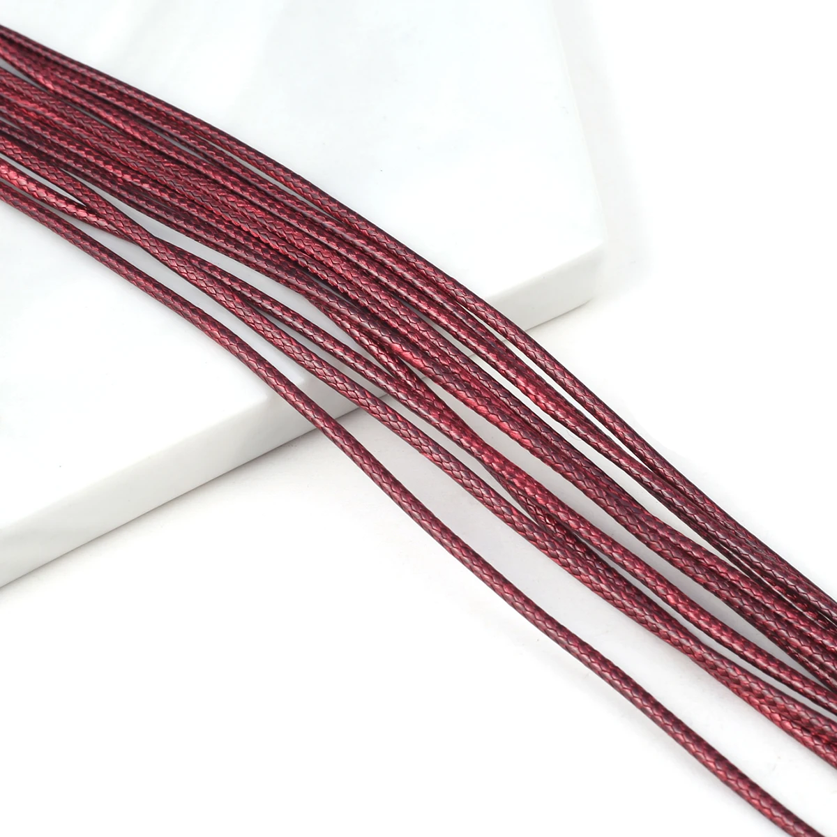 100PCS Wholesale 26 Color Colorful Wax Thread Leather Rope Chain Jewelry Making Accessories Pendant Necklace Chain Length 45+5cm