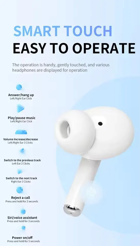 Wireless Bluetooth Earphones Tws Sport Headphones With Microphone_voghion.com