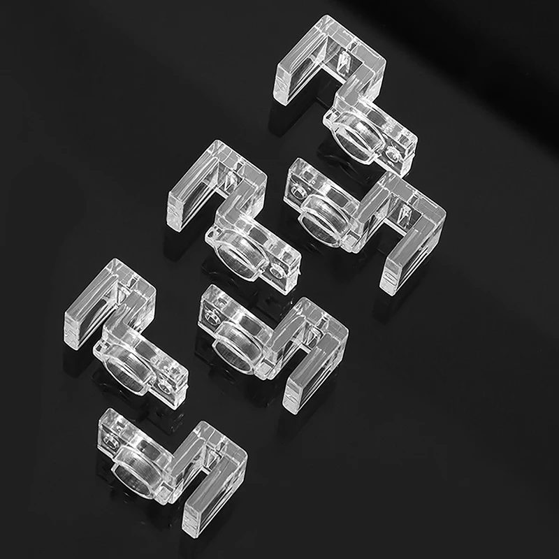 4 pz 6mm/8mm/10mm Fish Tank clip acriliche coperchio dell'acquario coperchio supporto supporto staffa morsetto supporto fornitura acquario