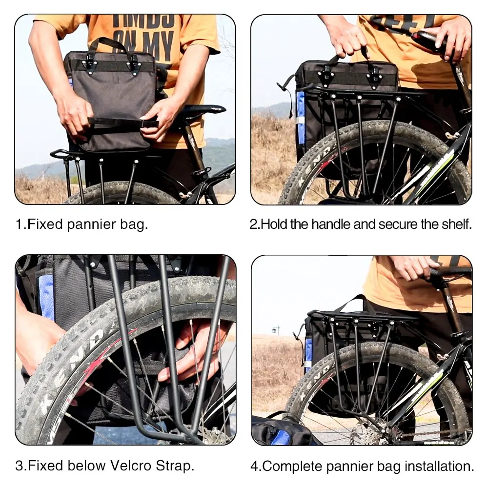Rhinowalk Bike Pannier Bag In Waterproof Rear Seat Pack