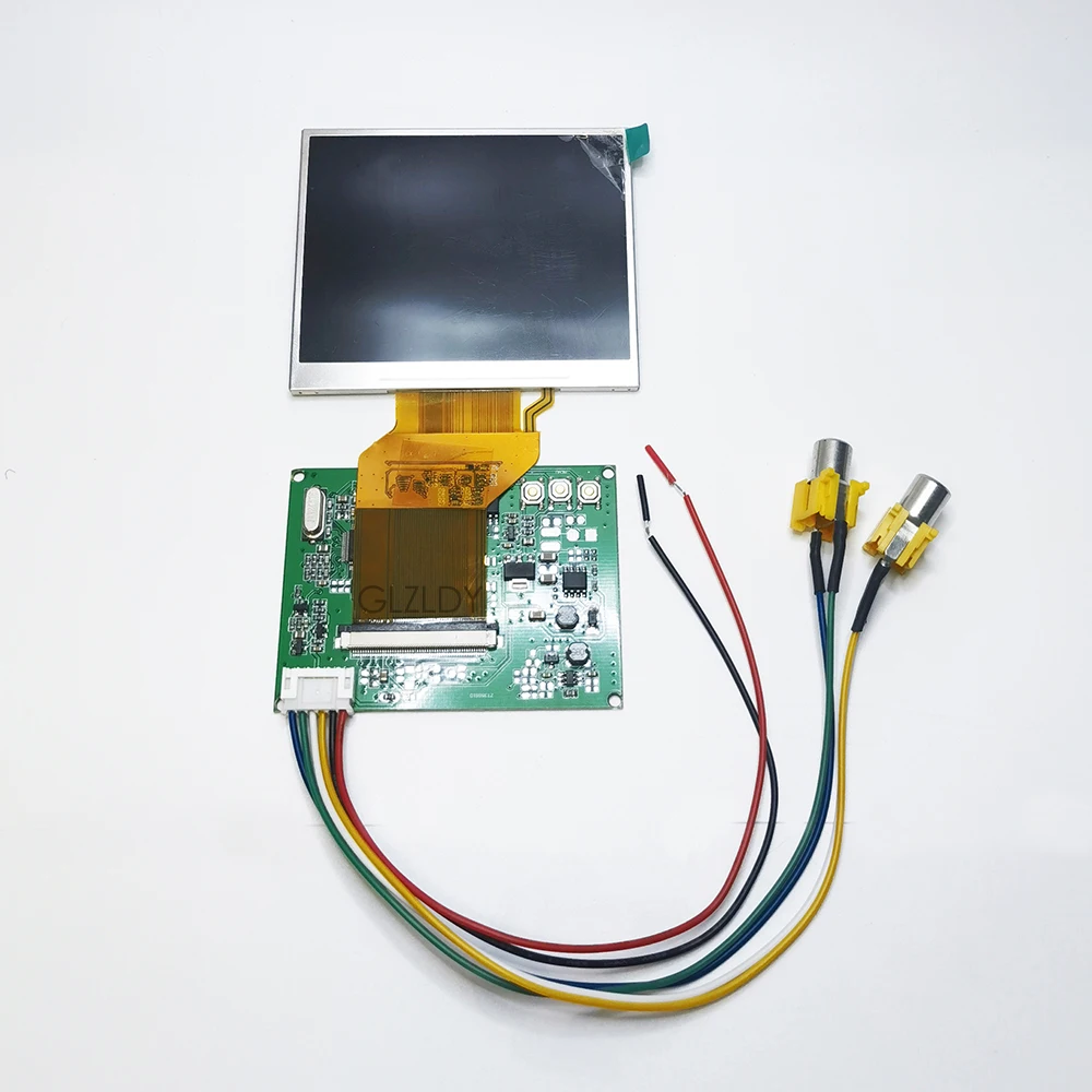 3.5&rdquo; TFT LCD display module kit LQ035NC111 320*240 4:3 NTSC/PAL auto switch AV in RCA driver board brightness Color adjust lcd screen display touch screen module