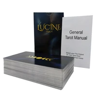 12×7CM THE LUCINE TAROT MIDNIGHT EDITION for Beginners with Guide Book 1