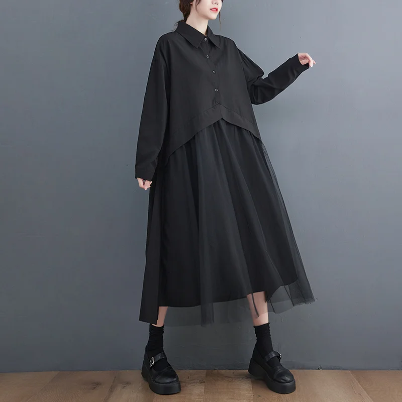 Donna Morgan Vestido De Manga Larga Con Cuello Alto Falso, Estampado