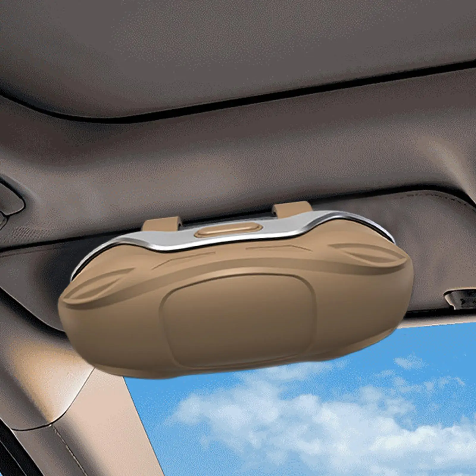 선글라스 바이저 홀더 자동차 안경 홀더 슬리브 보호대 안경 주최자 여행용 휴대용 해변 운전 매일 사용