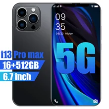 Unlocked Cellphone 6.7 Inch U Screen 5G Smartphone 16GB+512GB I 13 Pro Max Mobilephones Android
