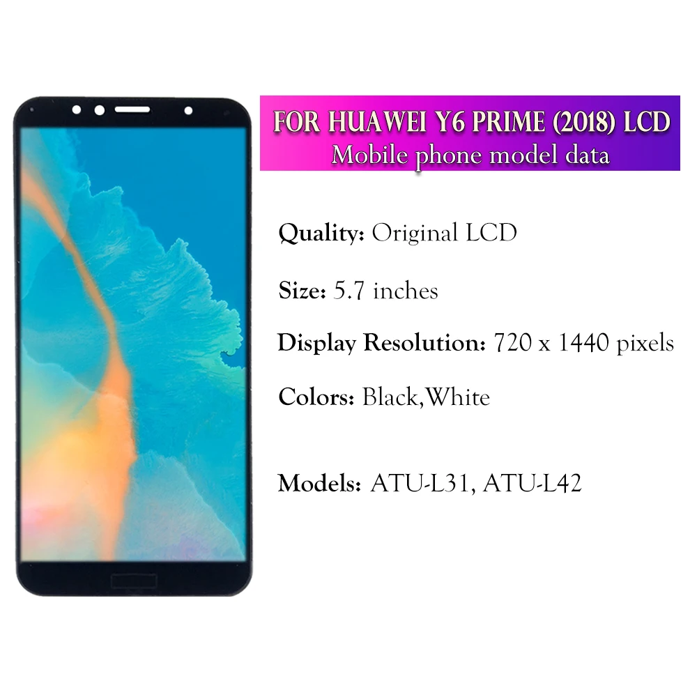 Savvies 6 Pellicole Protettive Trasparenti Per Huawei Y6 2018 / Y6 Prime 2018 - Antigraffio E Facile Applicazione
