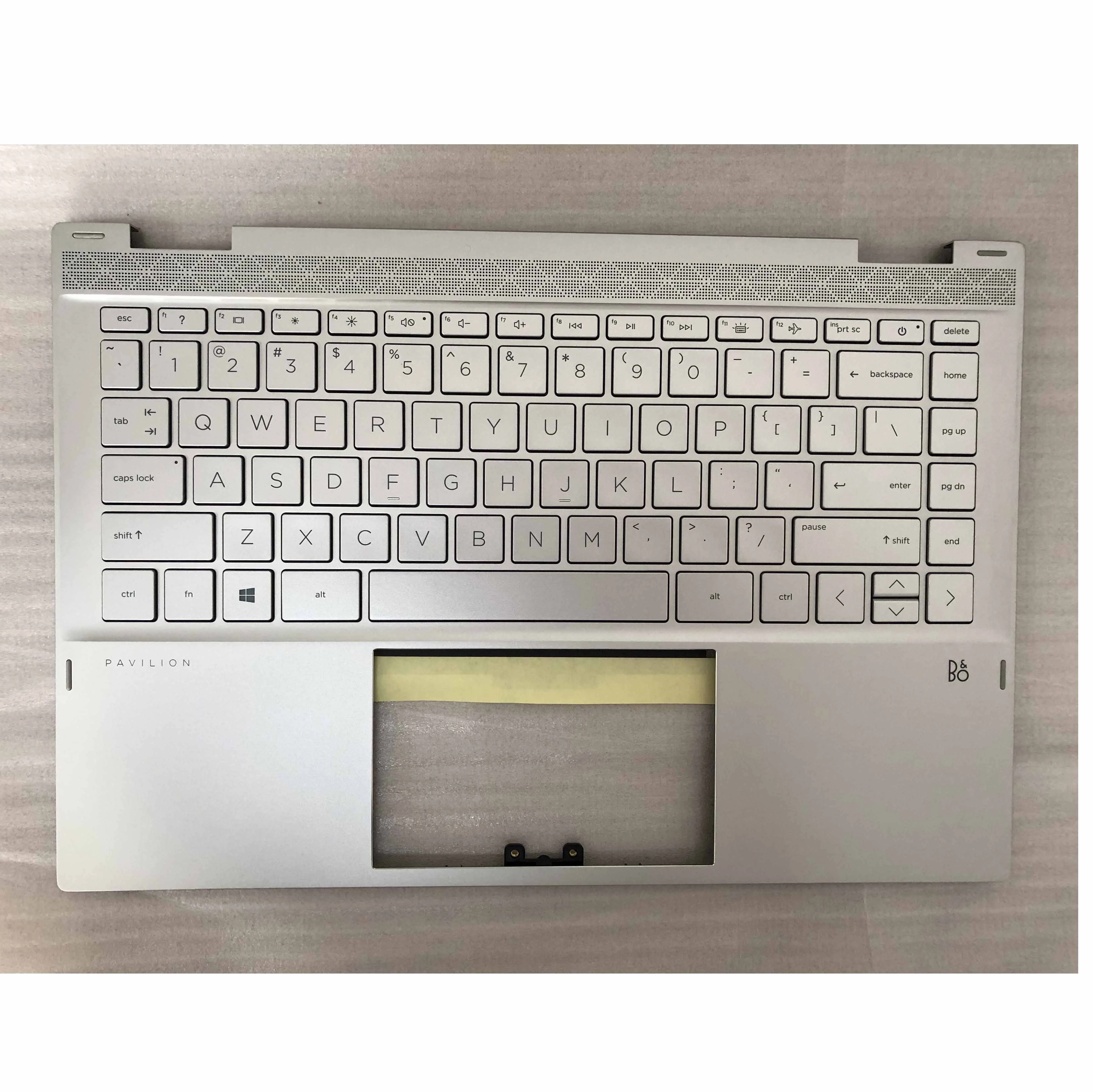 

New Original Top Cover Upper Case for HP PAVILION X360 14-DW With Backlit Keyboard L96519-001 Silver