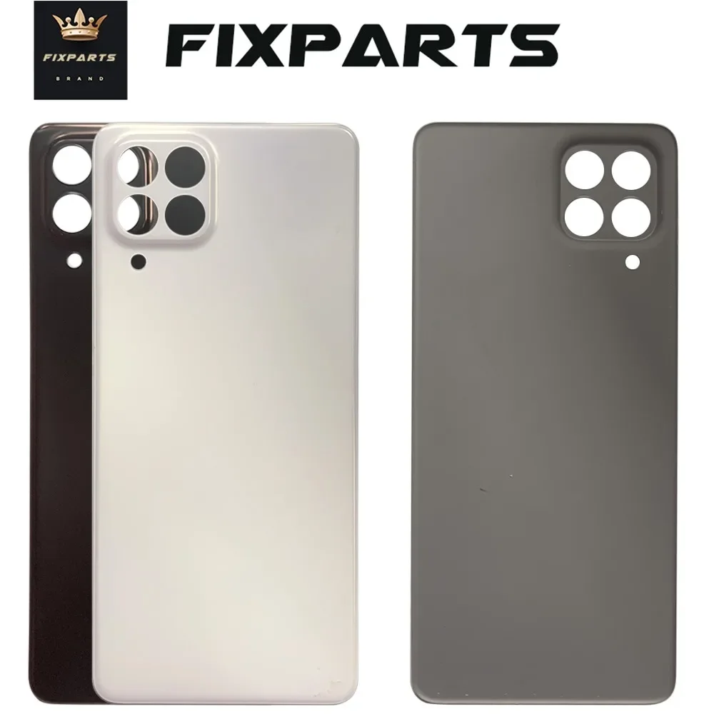 

Задняя крышка для Samsung Galaxy M53, крышка аккумулятора, задняя крышка корпуса, чехол для Samsung M536B, задняя крышка с логотипом