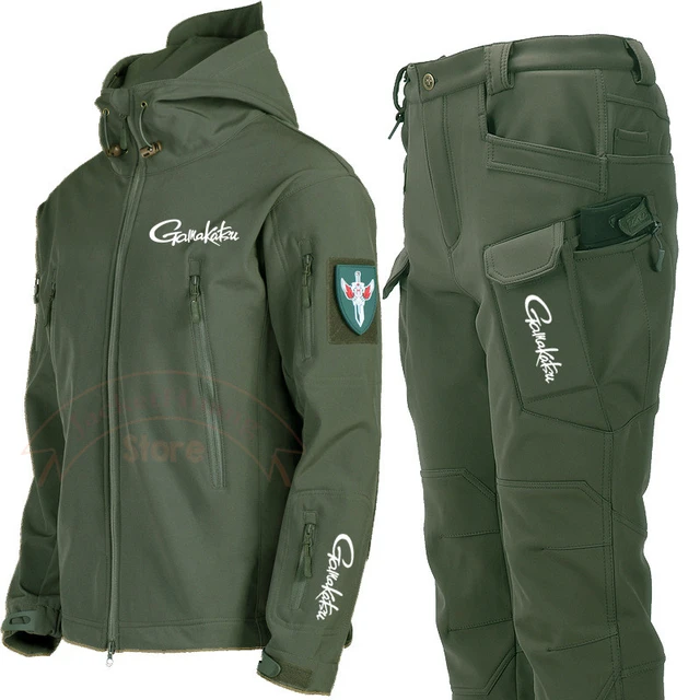 Gamakatsu Autumn Winter Men's Tactical Fishing Suit Outdoor