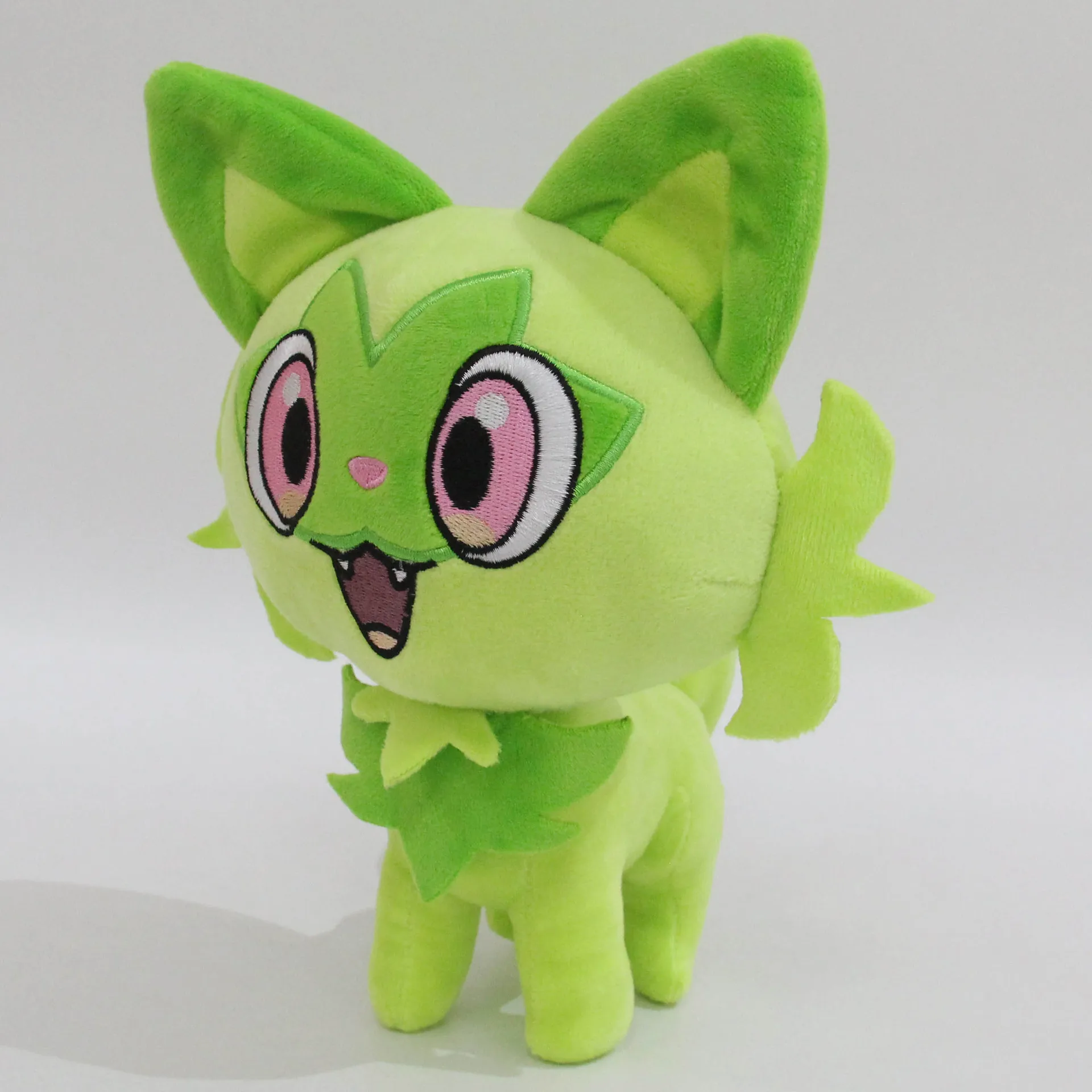 Brinquedo Pokémon Sprigata para crianças, folha verde, boneca de pelúcia,  figura do jogo, presente, novo