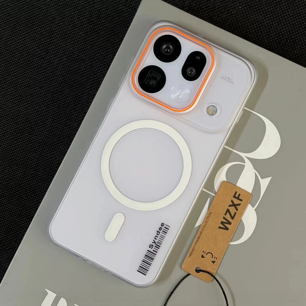 Slim Matte Translucent Shockproof Phone Case with MagSafe Charging Compatibility