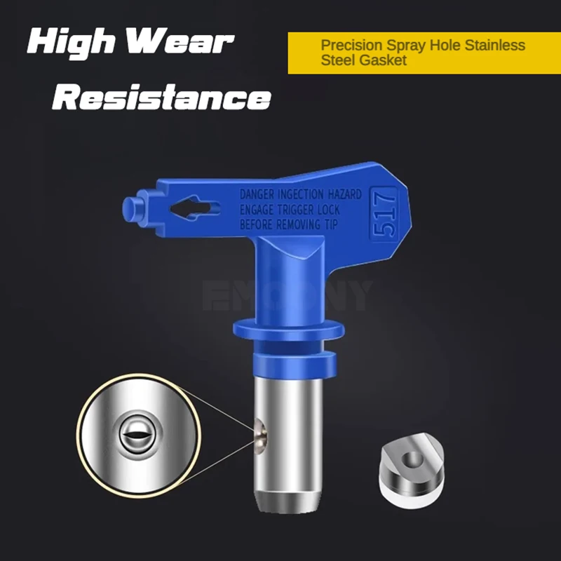 Airless Spraying Machine Nozzle 211-623 Spray Paint Sprayer Fine Finish Seal Nozzle Airbrush Tip For Spray Tip Home Garden Tools with airless seal repair kit cage and retainer inside airless spraying machine pump doersupp for wagner 320 321 titan 440 450