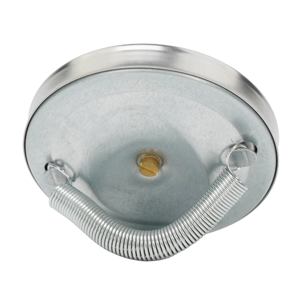 

Durable Pipe Thermometers Bimetal 63mm Clamp-on Heating Pipe Industrial Pipeline Measuring Spring Stainless Steel