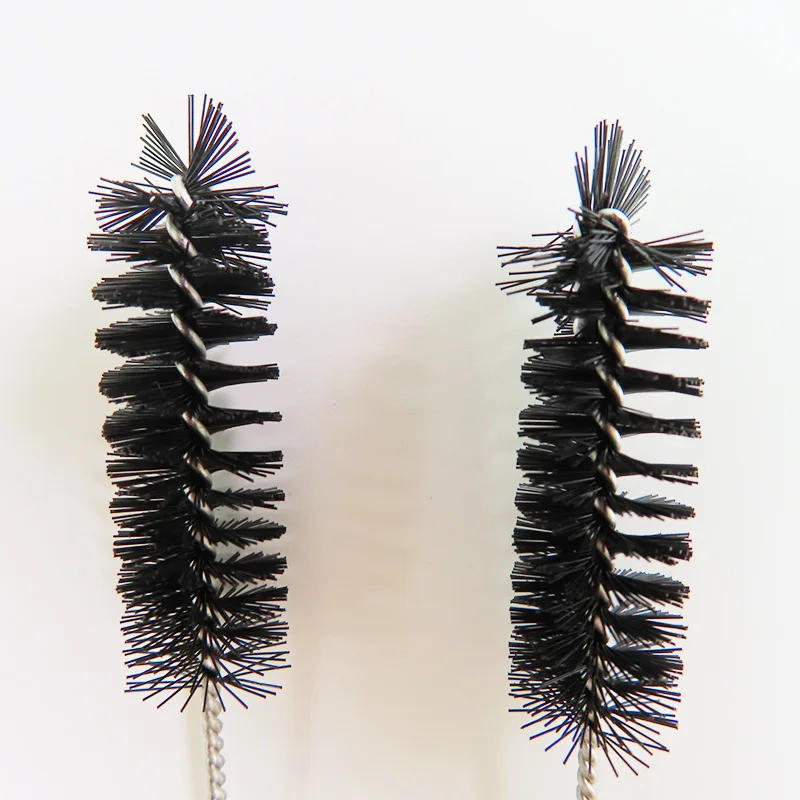 2 Spazzole Per Bottiglie Con Ganci - Setole Di Cinghiale Per Pulizia Profonda, Lavabile In Lavastoviglie - Foto 5