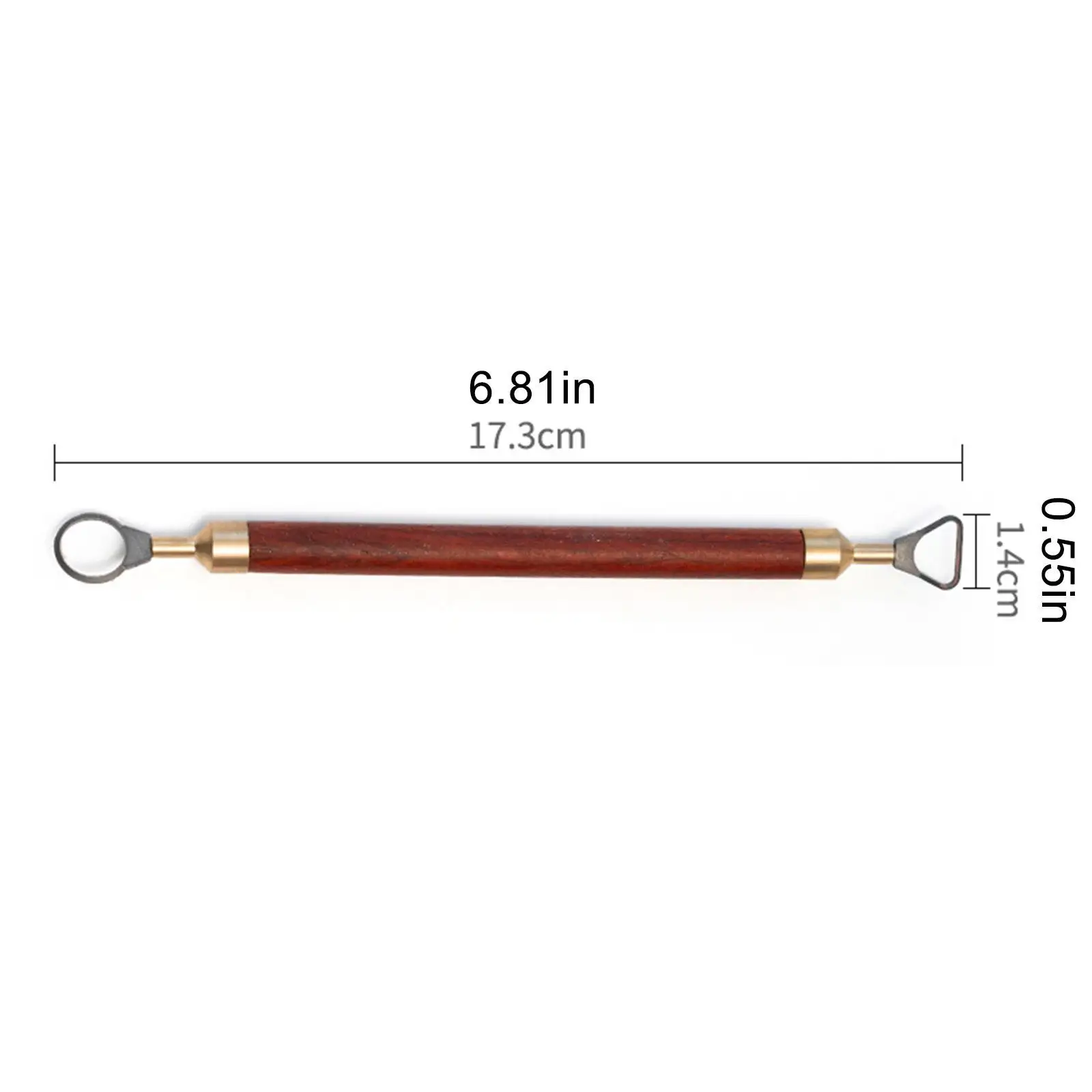 Pottery Cup Handle Modeling Tool Portable Handmade Model Making with Wooden Handle Craft DIY Teacup Mug Handle Sculpture Scraper