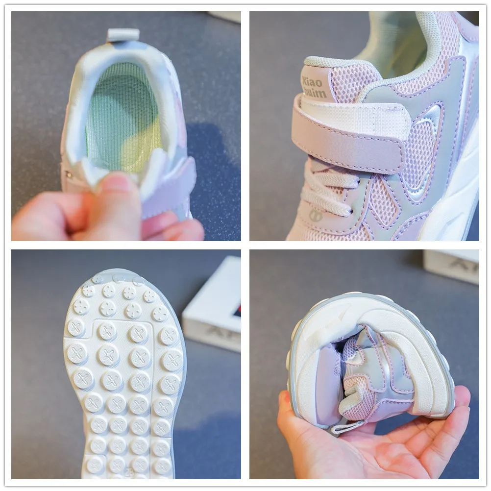 Mesh Kids Walking Shoes for Boys Girls Autumn