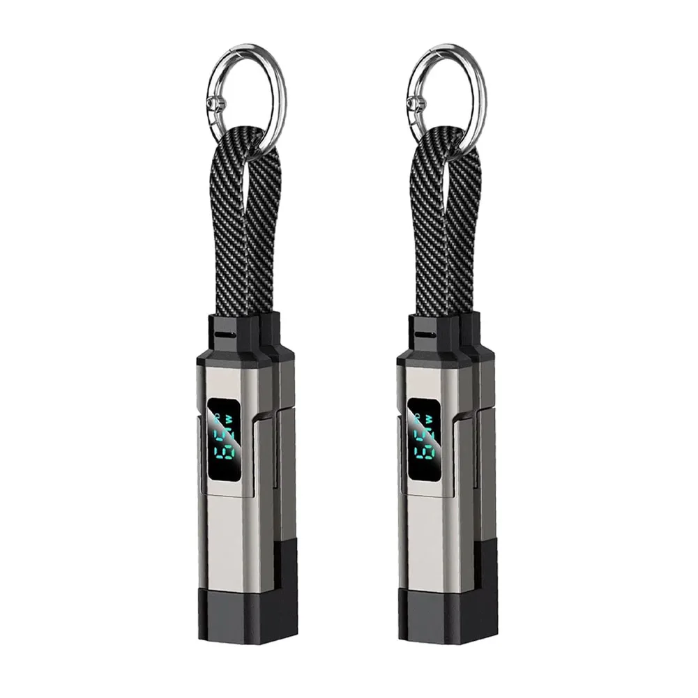 ตัวเลือกสินค้า สายชาร์จพกพา 4 in 1 65W USB-C กับหน้าจอแสดงผล
