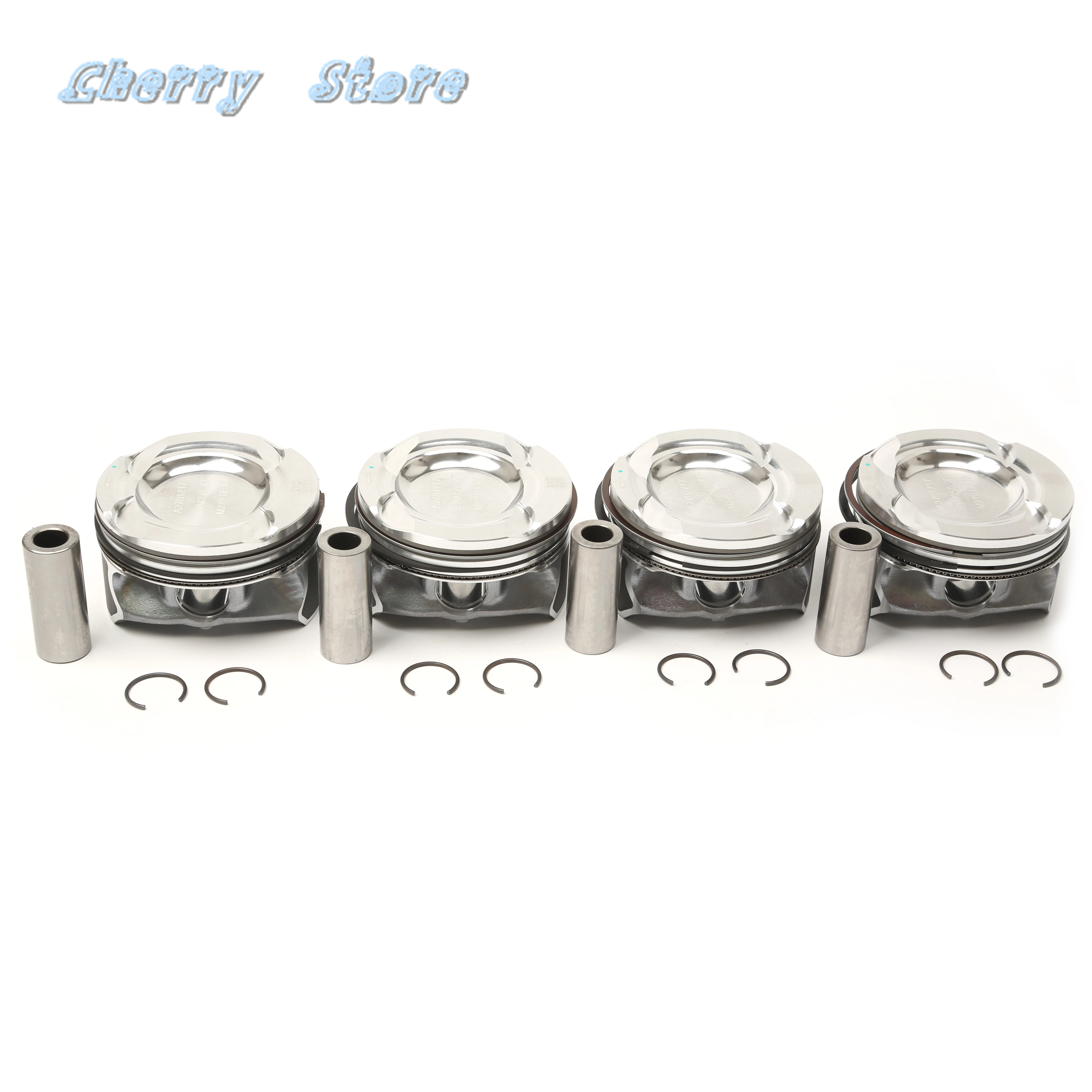 

Engine New Piston Assembly Set Oversized 0.5MM For Mercedes-Benz A 180 A 200 1.6T B 180 2012-2017 CLA 2700300317 A2700302517