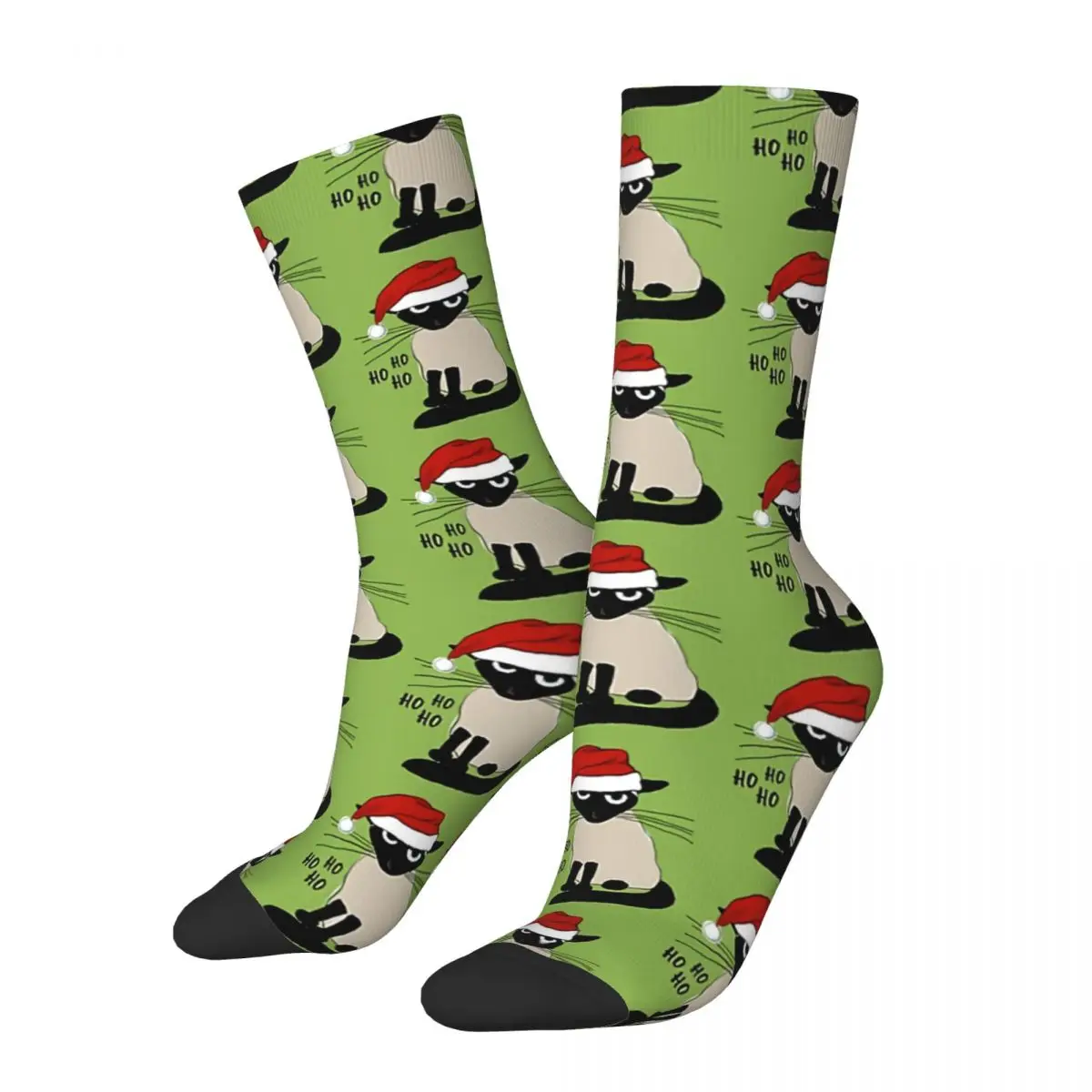 

Christmas Hat Siamese Kawaii Socks Gym Cartoon Pattern Socks