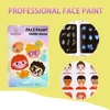 Bowitzki Professional Face Paint Kit For Kids Adults Facial Paint Set One Stroke Split Cake Palette Body Paint Hypoallergenicity 4