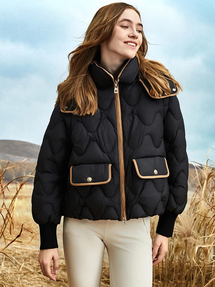 90 White Duck Down Exquisite Small Fragrance Design Feeling Thickened Down Coat for Women 2023 Winter Coat for Women