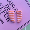 2 Pairs/ Lot Ob11 Baby Girl Socks 1/12 Bjd Doll Accessories Candy Color Stripe Socks Fit Obitsu YMY GSC Molly Cute Baby Clothing 5