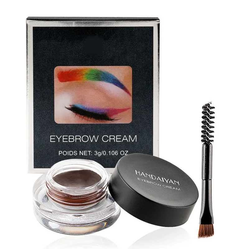 

12 Color Eyebrow Tinting Cream Waterproof Not Easy To Fall Off Color Smudge Eyebrow Pencil Makeup Cosplay