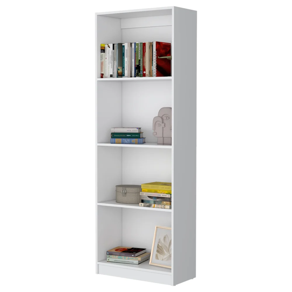Sutton Outdoor Plant Shelves Bookcase with Tiers Rustic Eucalyptus Wood Indoor Outdoor Furniture 4