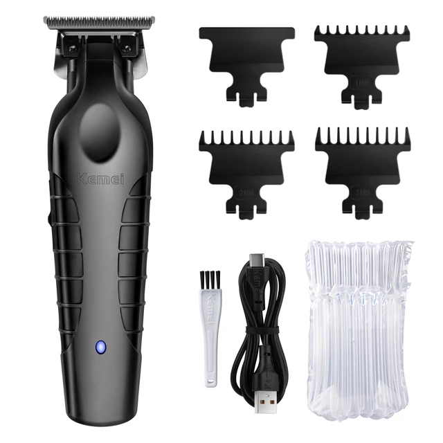 KM2299 Professional 0mm Zero Gapped Carving Clipper Men's Cordless Trimmer Electric Hair Cutting hine_voghion.com