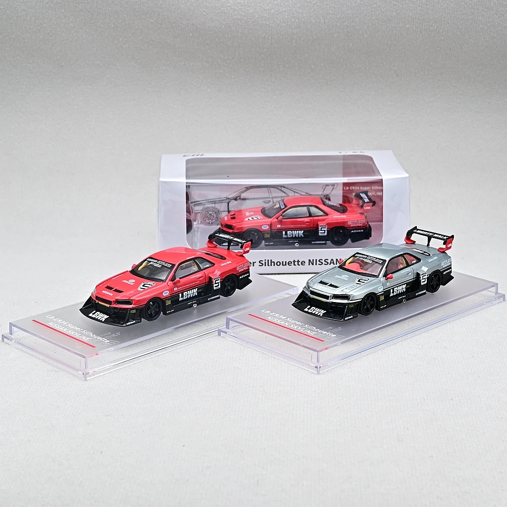 

CMModel 1/64 Nissan LBWK ER34 проволочный корпус литый под давлением со сменным колесом