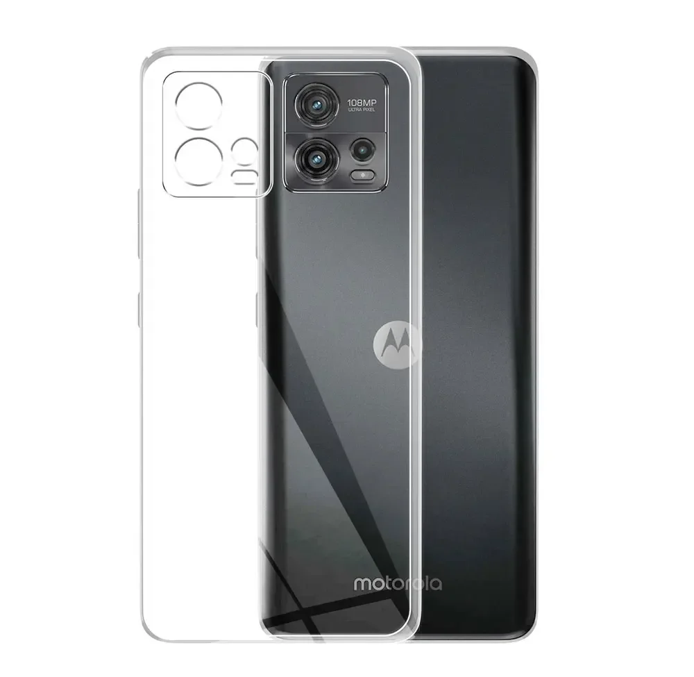 Luxury Clear Shockproof Phone Case with Transparent Back Cover