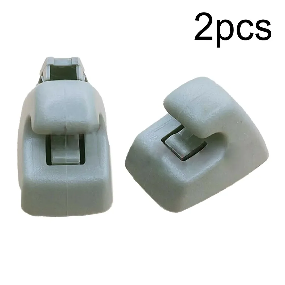 Gray Sun Visor Support Clip Retainer Hook Visor Fixing Clip Retainer 2pcs Cruze Sonic Spark Car Accessories