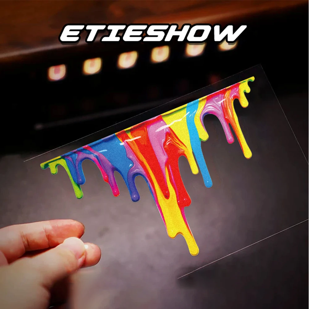 Car Stickers with Coloured Vinyl Reflective for Bumpers