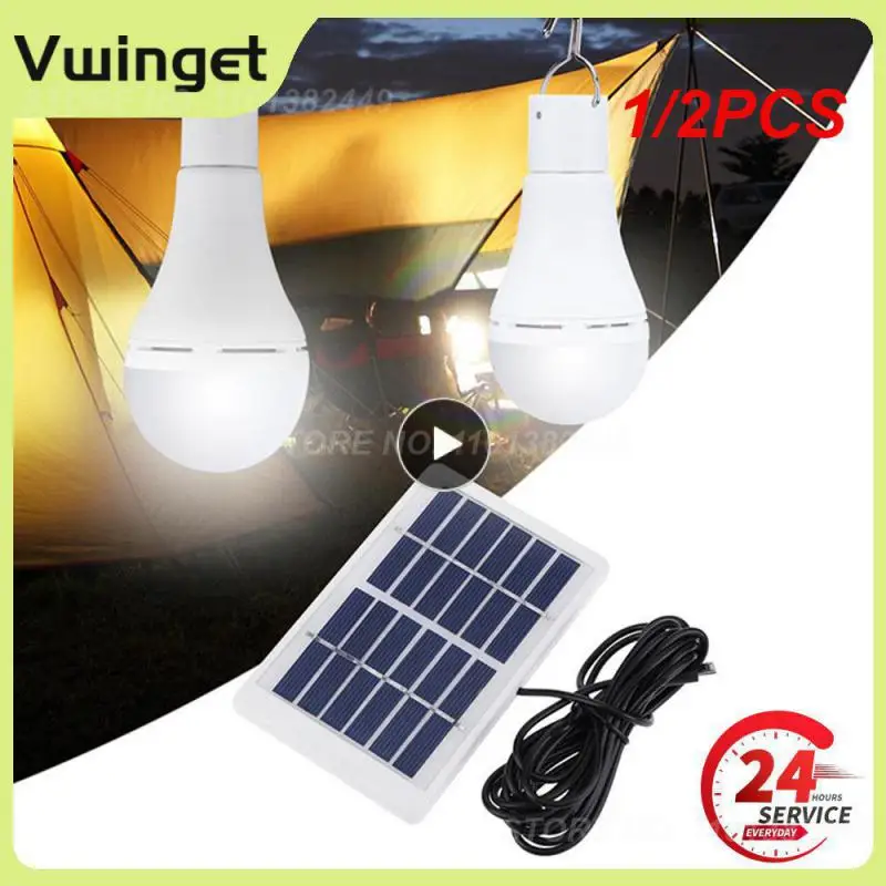 

1/2 шт., портативная Подвесная лампа с зарядкой от USB