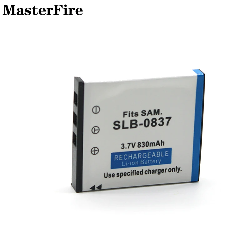 

Wholesale SLB-0837 SLB0837 3.7V 830mah Replacement Battery for Samsung Digimax L50, Digimax L60, Digimax L80, L73, NV3, NV5 Cell