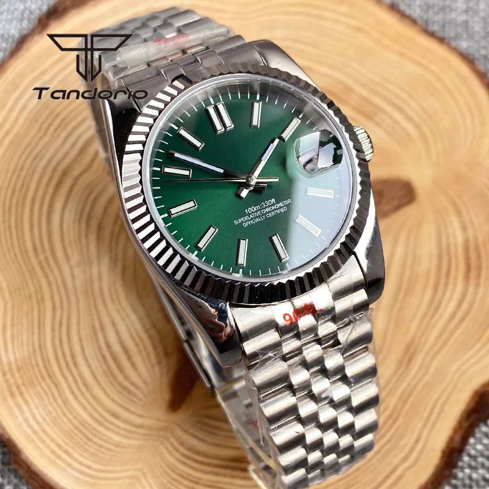 Tandorio 自動巻き時計 39mm 黒文字盤 NH35 新品 Tandorio 手巻き時計 39mm 黒文字盤 NH35 新品｜Yahoo!フリマ